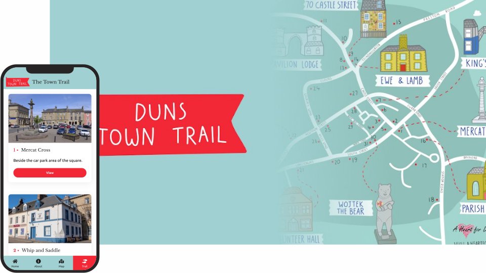 Duns Town Trail - Progressive Web App