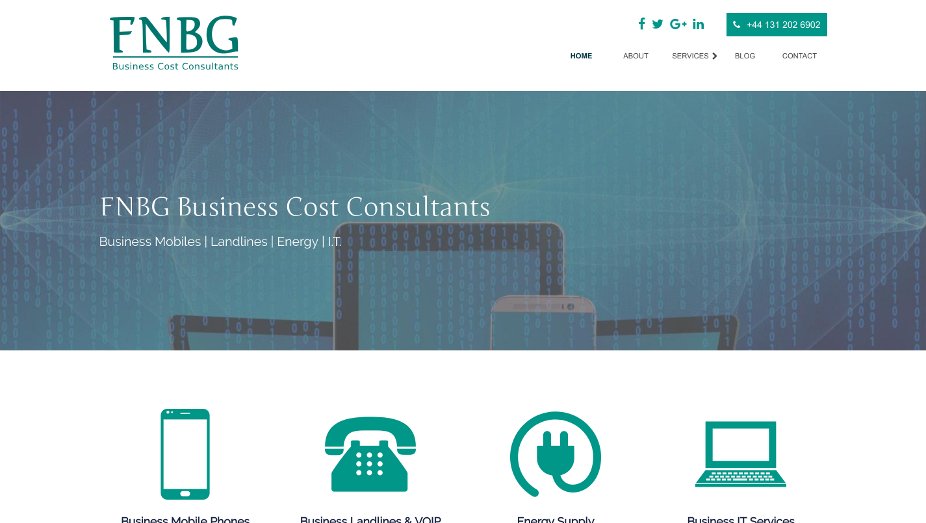 FNBG Ltd - Telecoms Business Website