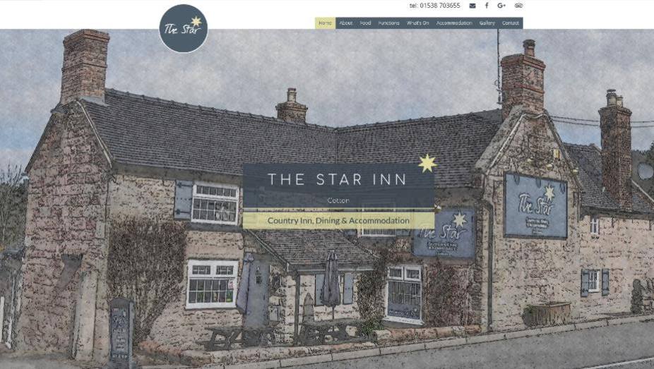 The Star At Cotton - Country Pub Website